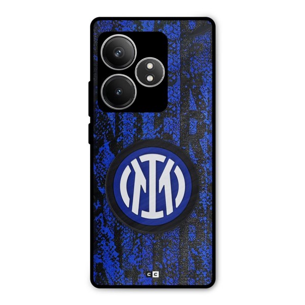 Inter Milan Texture Metal Back Case for Realme GT 6T