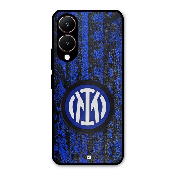 Inter Milan Texture Metal Back Case for Vivo Y28