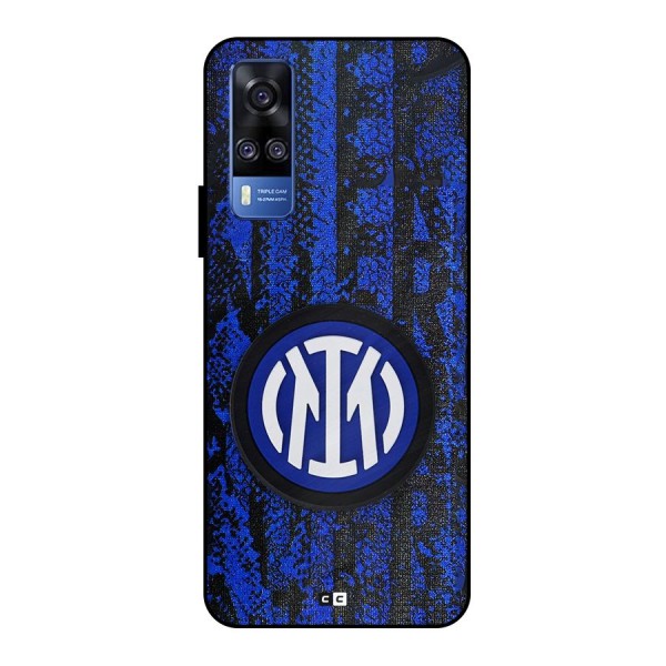 Inter Milan Texture Metal Back Case for Vivo Y51