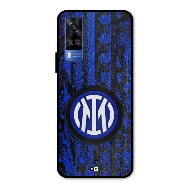 Inter Milan Texture Metal Back Case for Vivo Y51A