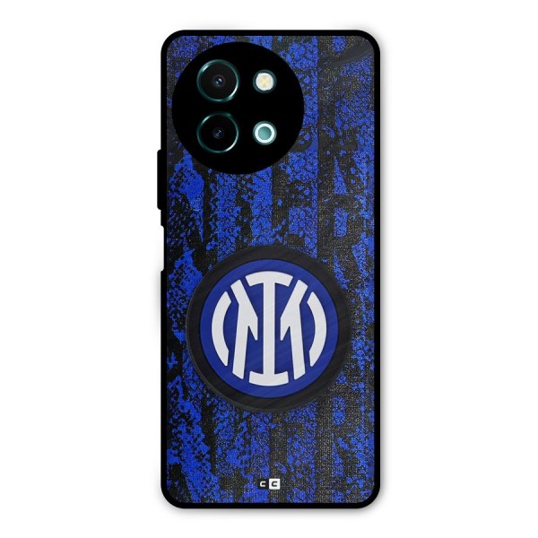 Inter Milan Texture Metal Back Case for Vivo Y58