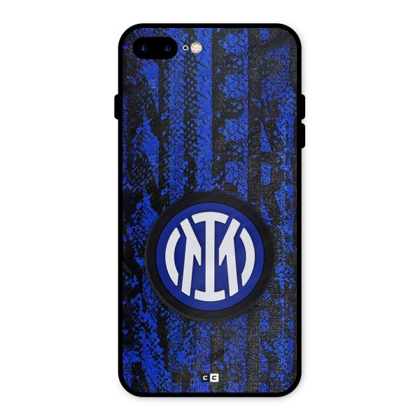 Inter Milan Texture Metal Back Case for iPhone 7 Plus