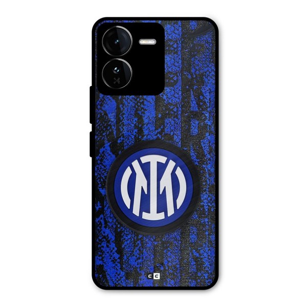 Inter Milan Texture Metal Back Case for iQOO Z9