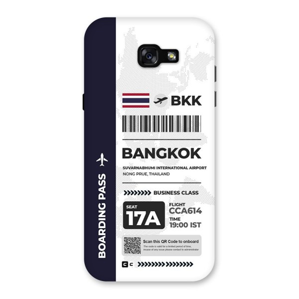 International Boarding Pass Bangkok Back Case for Galaxy A7 (2017)