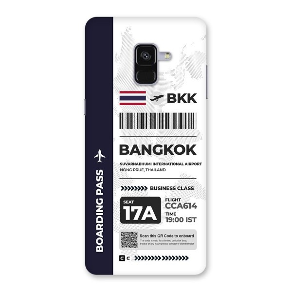 International Boarding Pass Bangkok Back Case for Galaxy A8 Plus