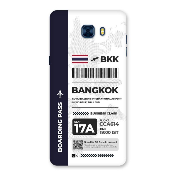 International Boarding Pass Bangkok Back Case for Galaxy C7 Pro