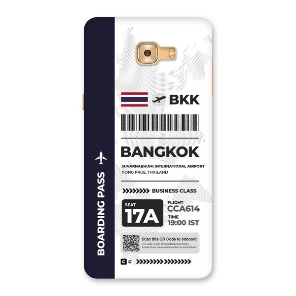 International Boarding Pass Bangkok Back Case for Galaxy C9 Pro