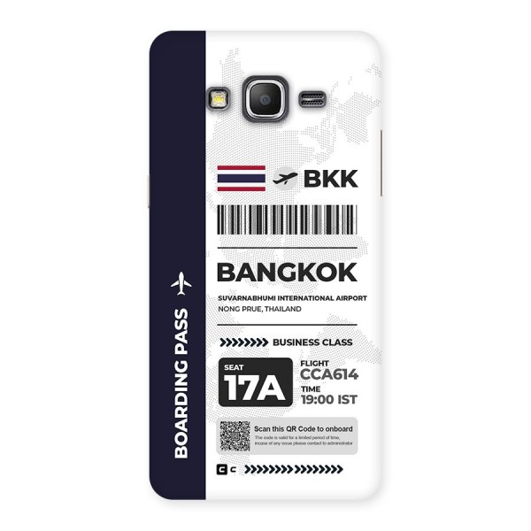 International Boarding Pass Bangkok Back Case for Galaxy Grand Prime