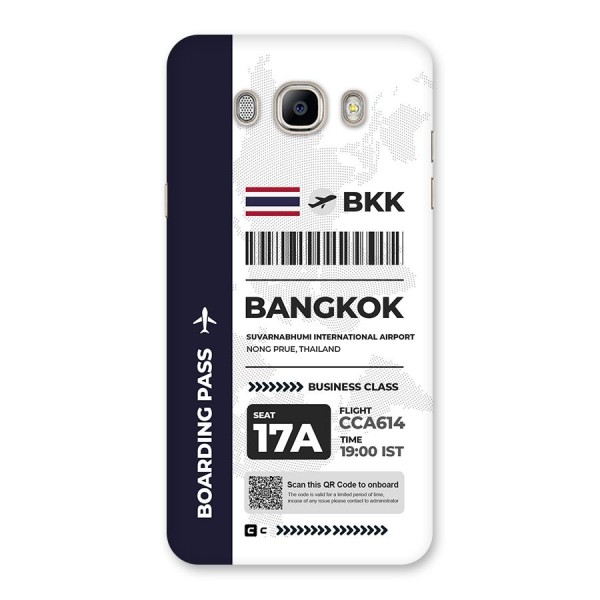 International Boarding Pass Bangkok Back Case for Galaxy On8