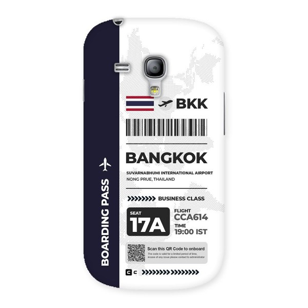 International Boarding Pass Bangkok Back Case for Galaxy S3 Mini