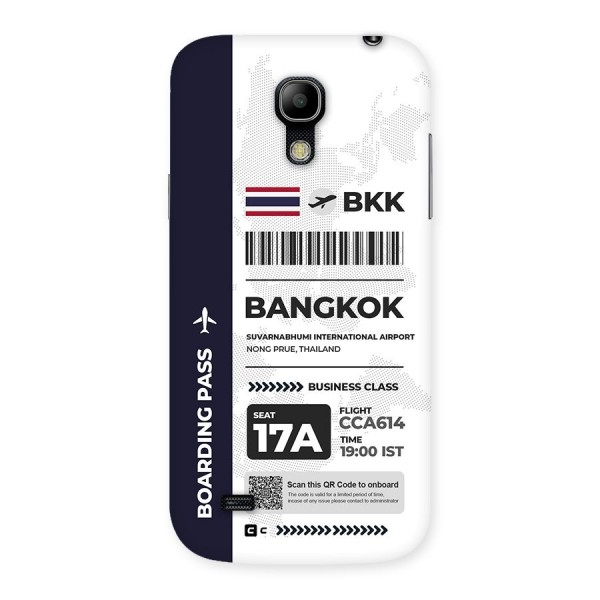 International Boarding Pass Bangkok Back Case for Galaxy S4 Mini