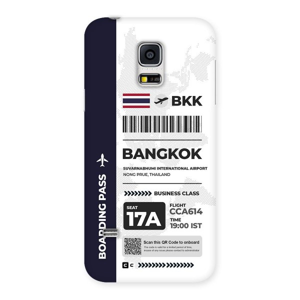 International Boarding Pass Bangkok Back Case for Galaxy S5 Mini