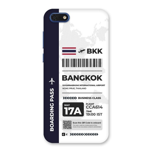 International Boarding Pass Bangkok Back Case for Honor 7s