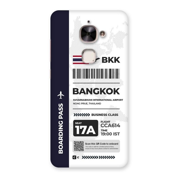 International Boarding Pass Bangkok Back Case for Le 2