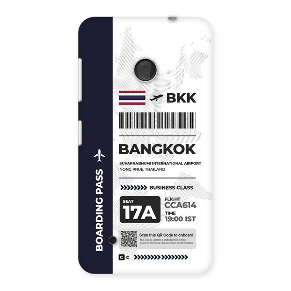 International Boarding Pass Bangkok Back Case for Lumia 530