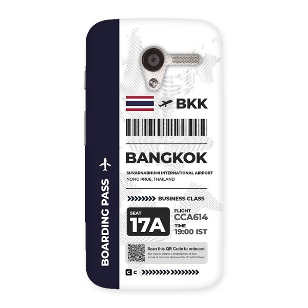 International Boarding Pass Bangkok Back Case for Moto X