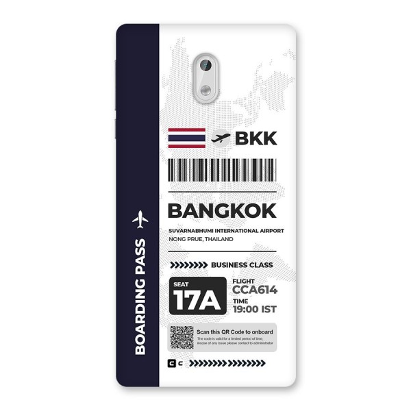 International Boarding Pass Bangkok Back Case for Nokia 3