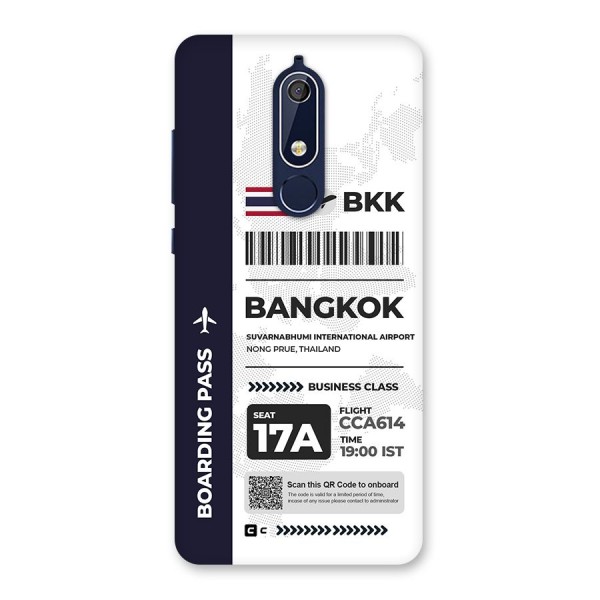 International Boarding Pass Bangkok Back Case for Nokia 5.1