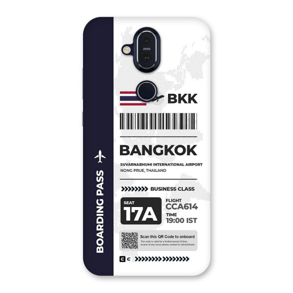 International Boarding Pass Bangkok Back Case for Nokia 8.1