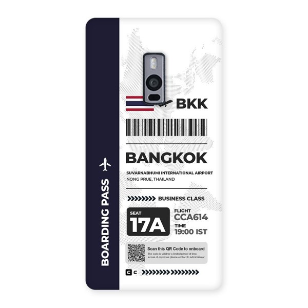 International Boarding Pass Bangkok Back Case for OnePlus 2