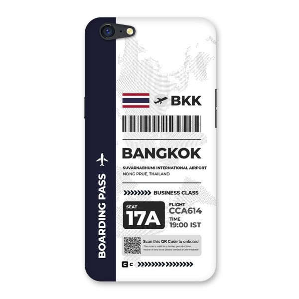 International Boarding Pass Bangkok Back Case for Oppo A71