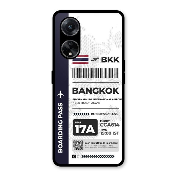 International Boarding Pass Bangkok Back Case for Oppo F23