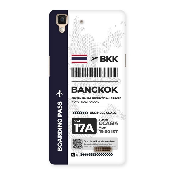 International Boarding Pass Bangkok Back Case for Oppo R7