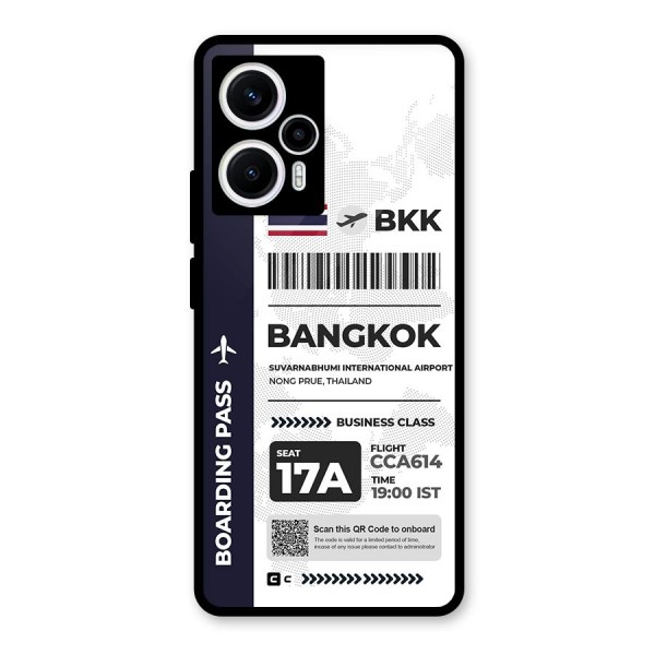 International Boarding Pass Bangkok Back Case for Poco F5