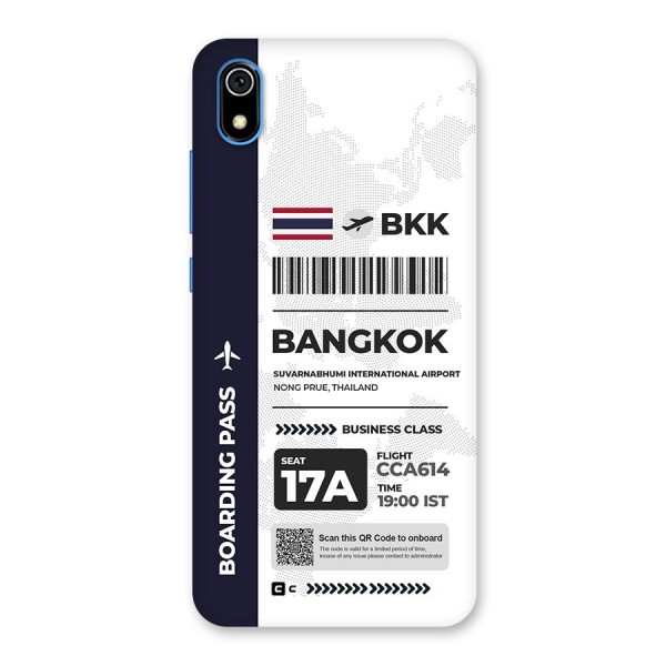 International Boarding Pass Bangkok Back Case for Redmi 7A