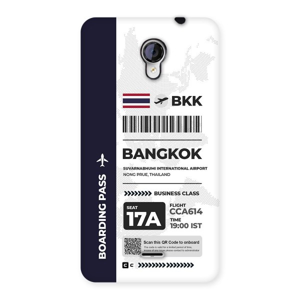 International Boarding Pass Bangkok Back Case for Unite 2 A106