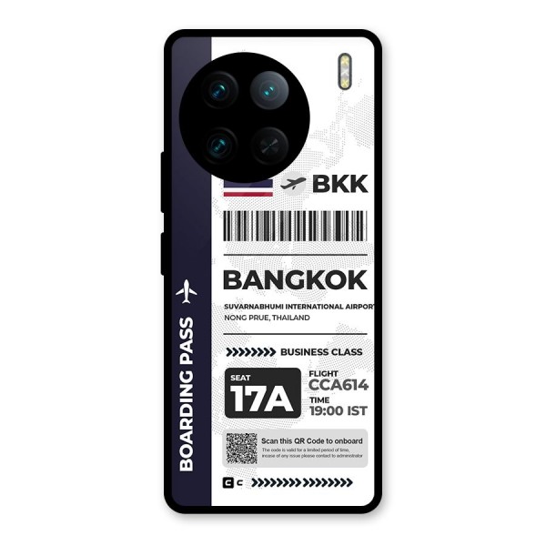 International Boarding Pass Bangkok Back Case for Vivo X90 Pro