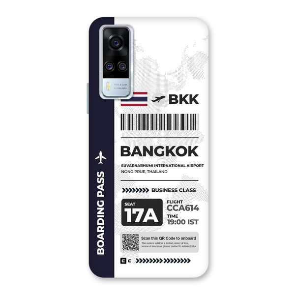 International Boarding Pass Bangkok Back Case for Vivo Y51