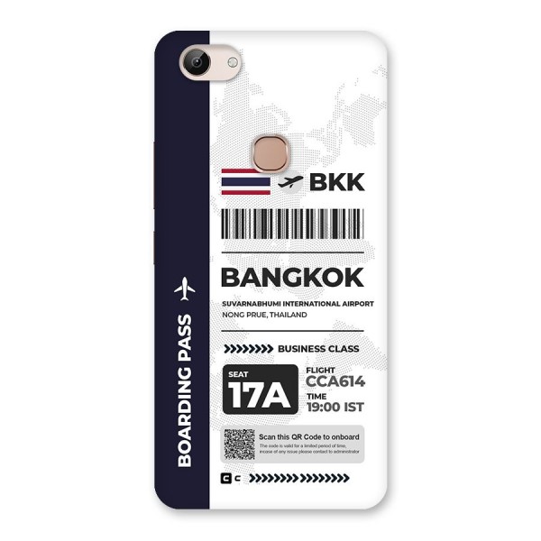 International Boarding Pass Bangkok Back Case for Vivo Y83