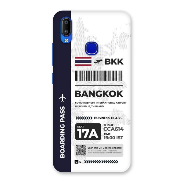 International Boarding Pass Bangkok Back Case for Vivo Y91