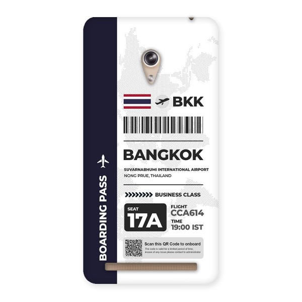 International Boarding Pass Bangkok Back Case for Zenfone 6