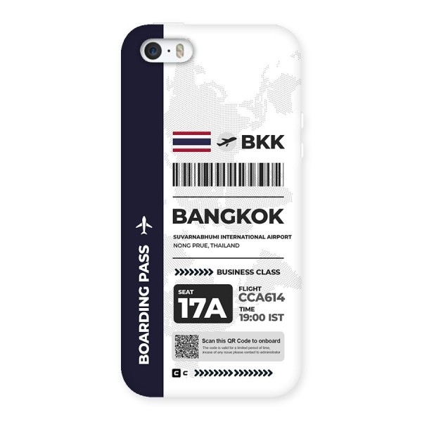 International Boarding Pass Bangkok Back Case for iPhone 5 5s