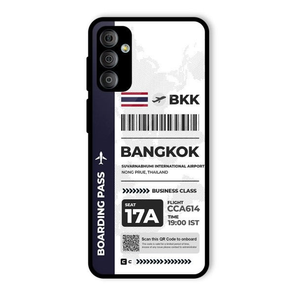 International Boarding Pass Bangkok Glass Back Case for Galaxy F23