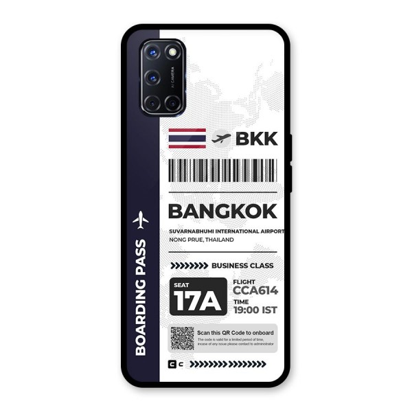 International Boarding Pass Bangkok Glass Back Case for Oppo A52