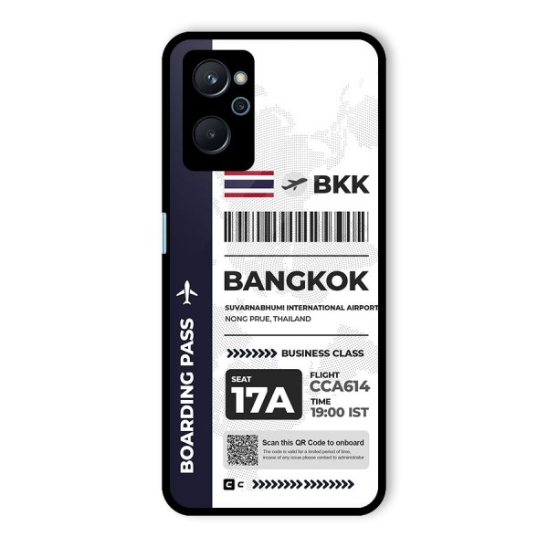 International Boarding Pass Bangkok Glass Back Case for Realme 9i