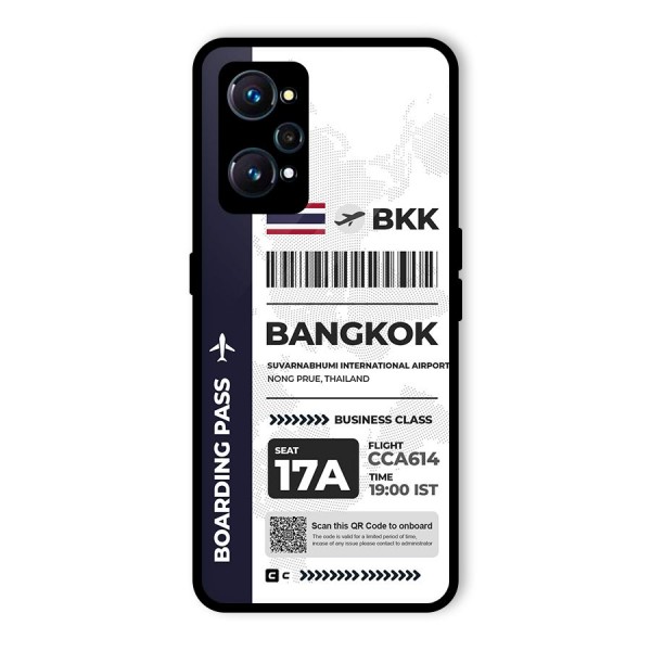 International Boarding Pass Bangkok Glass Back Case for Realme GT 2