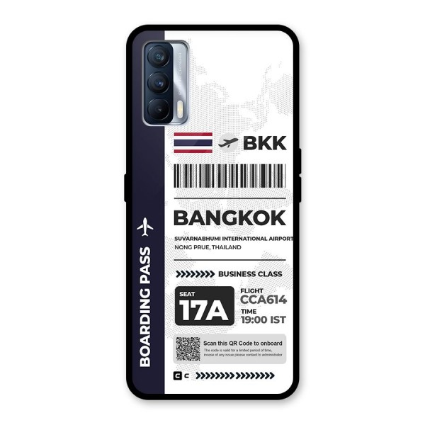 International Boarding Pass Bangkok Glass Back Case for Realme X7