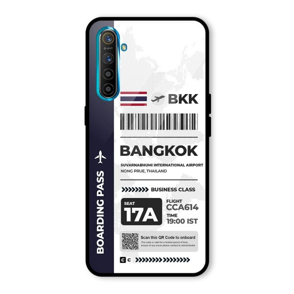 International Boarding Pass Bangkok Glass Back Case for Realme XT