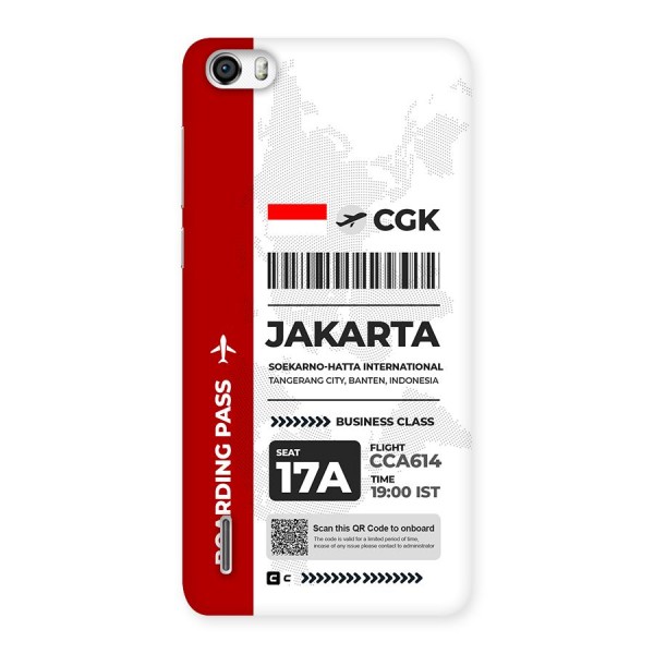 International Boarding Pass Jakarta Back Case for Honor 6