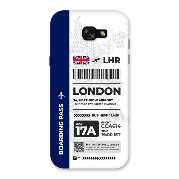 International Boarding Pass London Back Case for Galaxy A7 (2017)