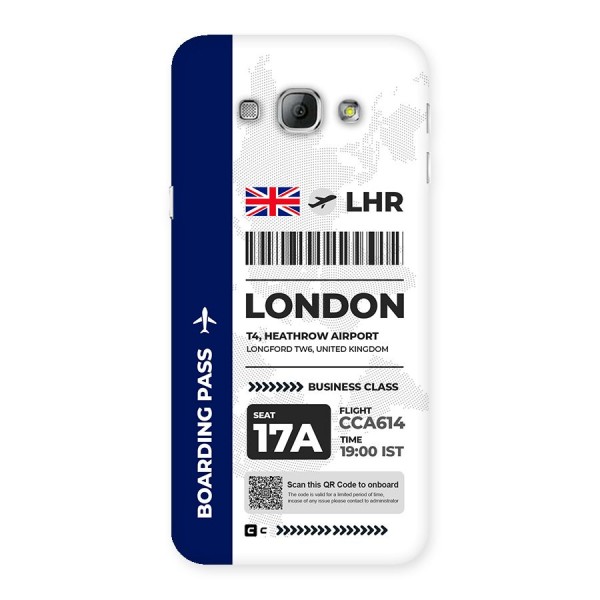 International Boarding Pass London Back Case for Galaxy A8