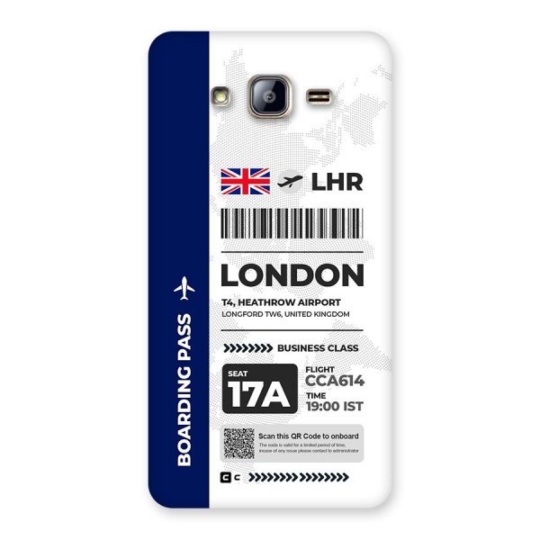 International Boarding Pass London Back Case for Galaxy On5