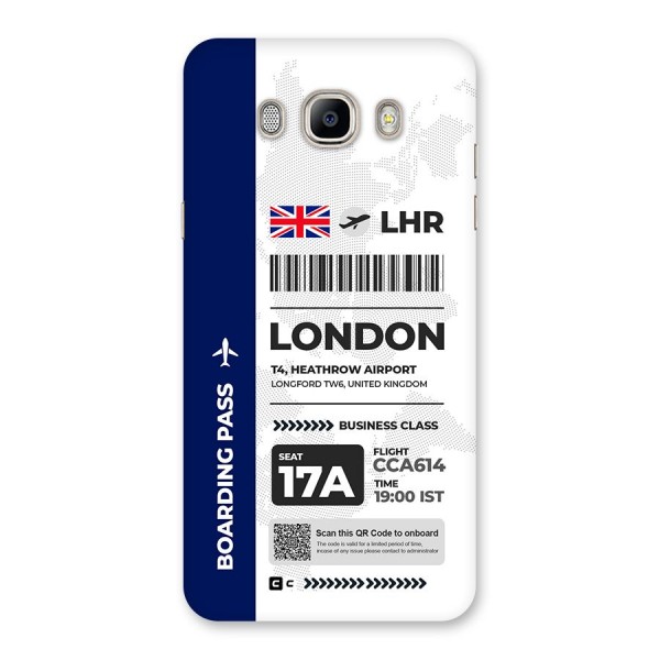 International Boarding Pass London Back Case for Galaxy On8