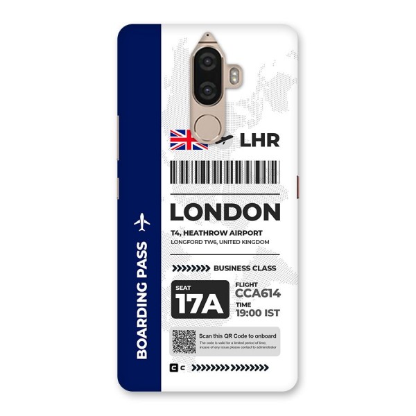 International Boarding Pass London Back Case for Lenovo K8 Note