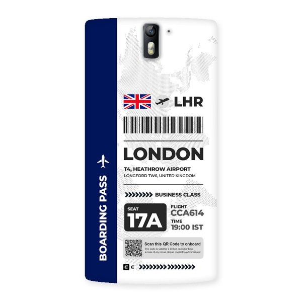 International Boarding Pass London Back Case for OnePlus One