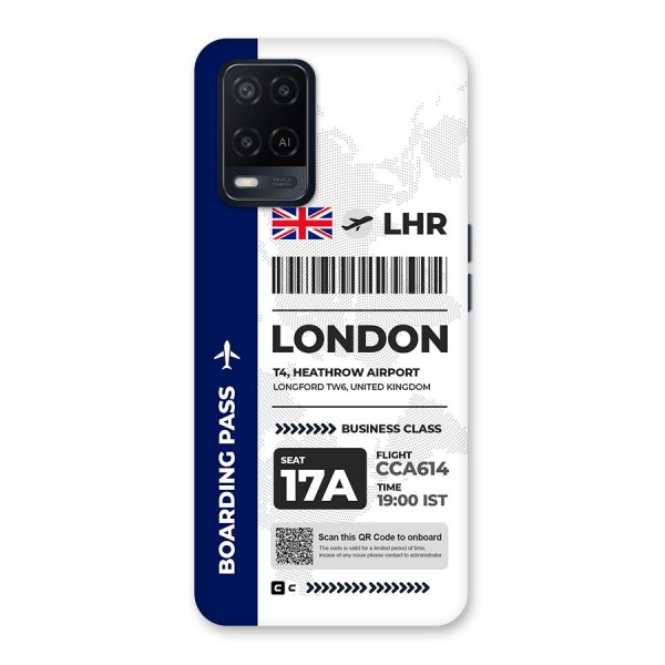 International Boarding Pass London Back Case for Oppo A54